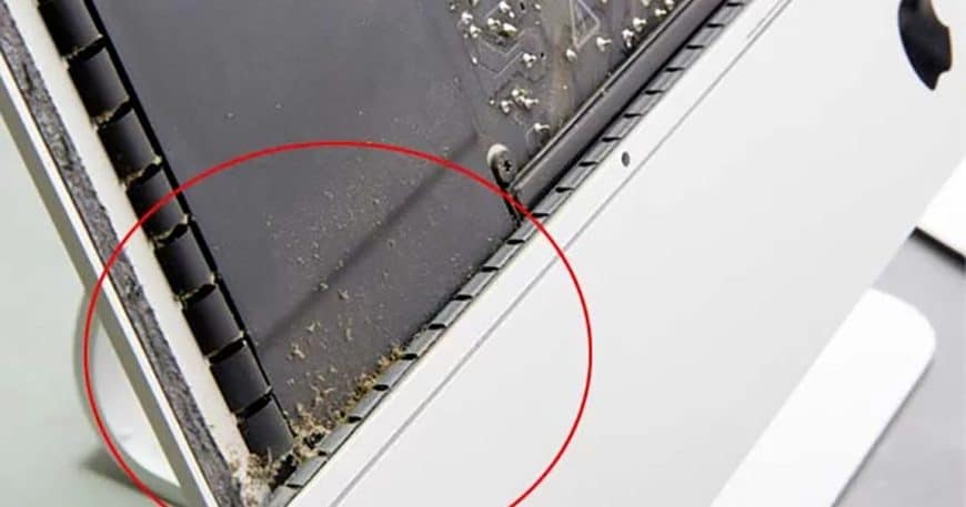 imac genel bakım fan temizliği ve termal macun yenileme